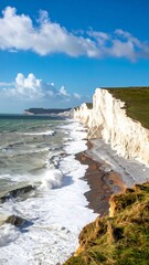 Dramatic coastal cliffs