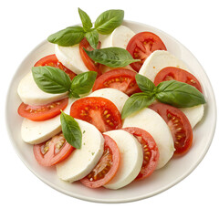 Caprese Salad on transparent background