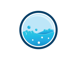 Washing Laundry Logo Design