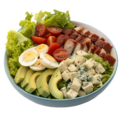 Cobb Salad on transparent background