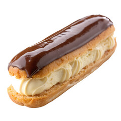 Eclair on transparent background Eclair on transparent background