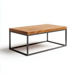 Furniture on plain white background. Minimalist