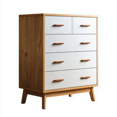 Furniture on plain white background. Minimalist
