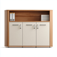 Furniture on plain white background. Minimalist