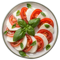 Caprese Salad on transparent background