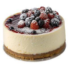 Cheesecake on transparent background Cheesecake on transparent background