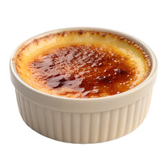 Creme Brulee on transparent background