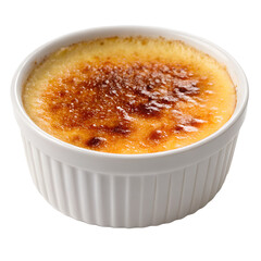 Creme Brulee on transparent background