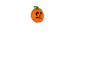 The unhappy pumpkin