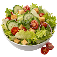 Garden Salad on transparent background