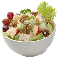 Waldorf Salad on Transparent Background