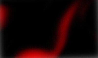 Abstract flowing red light streaks and wisps against a dark black background