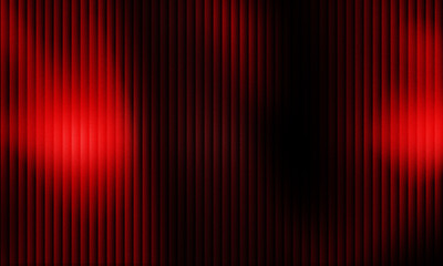 Abstract vertical red lines and glowing lights on a dark background