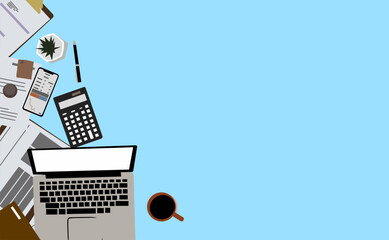 Business creative background house in the sky