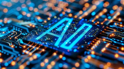 Digital interface featuring ai, graphs, and analytics for data visualization and decision making