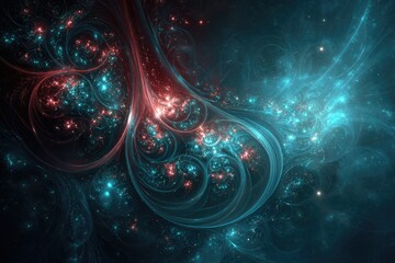 Abstract Space Galaxy Digital Art