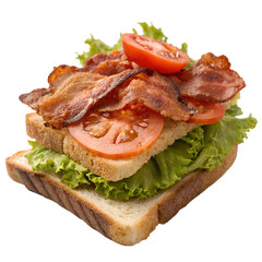 BLT Sandwich on transparent background