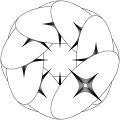 Obraz premium Modern geometric design with abstract shapes and vibrant colors / Diseño geométrico moderno con formas abstractas y colores vibrantes / Modernes geometrisches Design mit abstrakten Formen und lebendig