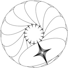 Obraz premium Modern geometric design with abstract shapes and vibrant colors / Diseño geométrico moderno con formas abstractas y colores vibrantes / Modernes geometrisches Design mit abstrakten Formen und lebendig