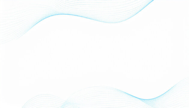 Minimalist light blue dots forming wave patterns on white background, elegant modern wallpaper, clean abstract design.