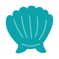 seashell sketch. vector illustration in doodle style 
