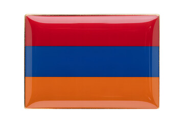Show your pride with this Armenia flag pin, a symbol of heritage, history, and national identity to celebrate a vibrant culture.