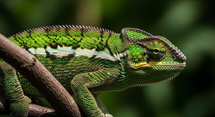 Obraz premium Chameleon Changing Colors