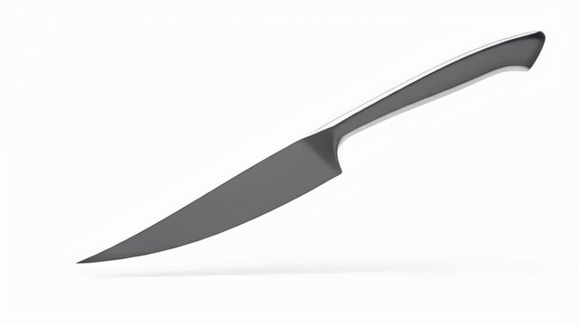 Sleek Silver Knife: 360? Product Showcase