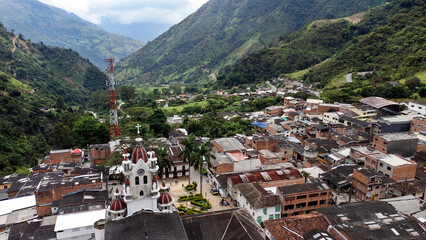 San Andres de Cuerquia, Antioquia, Colombia. August 31, 2025. Municipality located in the northern...