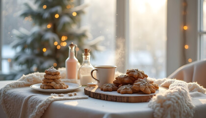 christmas table setting