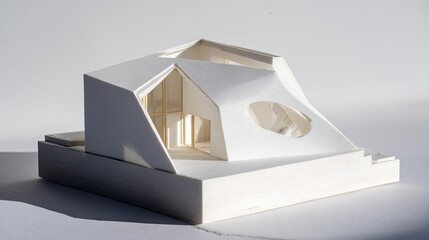 Architectural Model Display Of Modern Design