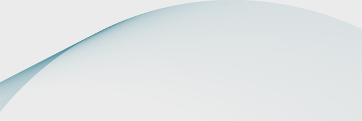 Smooth, flowing teal lines form an elegant abstract wave on a light background, conveying motion and modernity. Ideal for clean, professional designs.