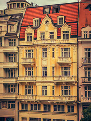 Elegant heritage buildings in the Czech spa town