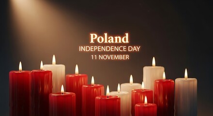 Poland Independence Day: Glowing Candles Illuminate Remembrance and Celebration