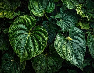 Lush Green Betel Leaves A CloseUp of Natures Beauty.