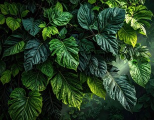 Lush Green Foliage A Vibrant Display of Natures Beauty 5.