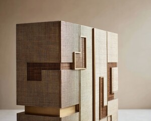 Wooden Geometric Design Model