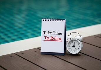 Time To Take A Break And Relax By The Pool