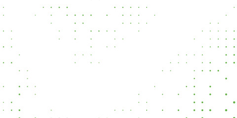 Aesthetic Elegant Green polka dots in the white background.Eps 10