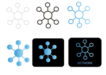 Abstract network graphic with connecting nodes and lines, symbolizing connections and data flow, suitable for technology and communication themes