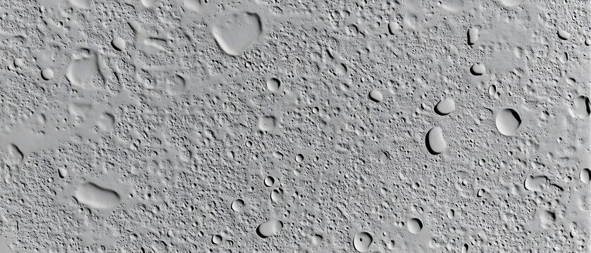 Surface with craters and rough terrain texture with craters, asteroid concept
