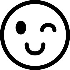 Winking Face Icon