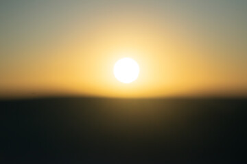 sunset in the mountains