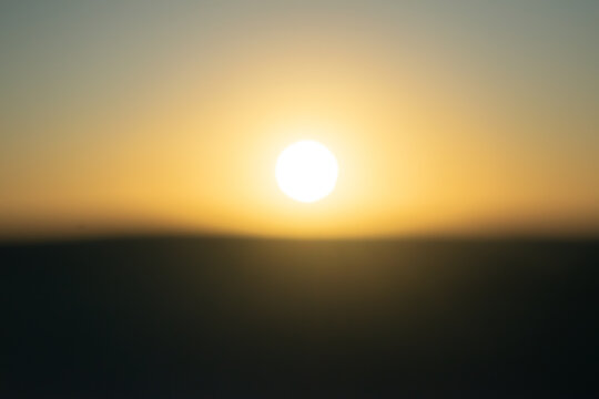 sunset in the mountains