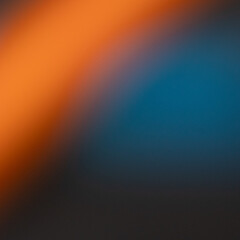 Orange and Blue Blurred Gradient. Abstract Vibrant Background for Creative modern Design