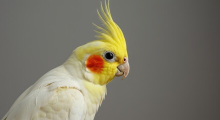 Beautiful cockatoo with crest raised, symbol of exotic parrots and tropical wildlife, perfect for pet, bird, and nature photography themes.