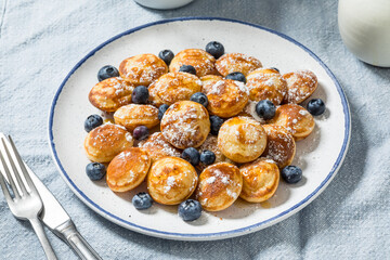 Homemade Danish Poefferjes Mini Pancakes