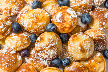 Homemade Danish Poefferjes Mini Pancakes