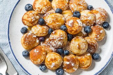 Homemade Danish Poefferjes Mini Pancakes