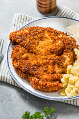 Homemade German Chicken Weiner Schnitzel